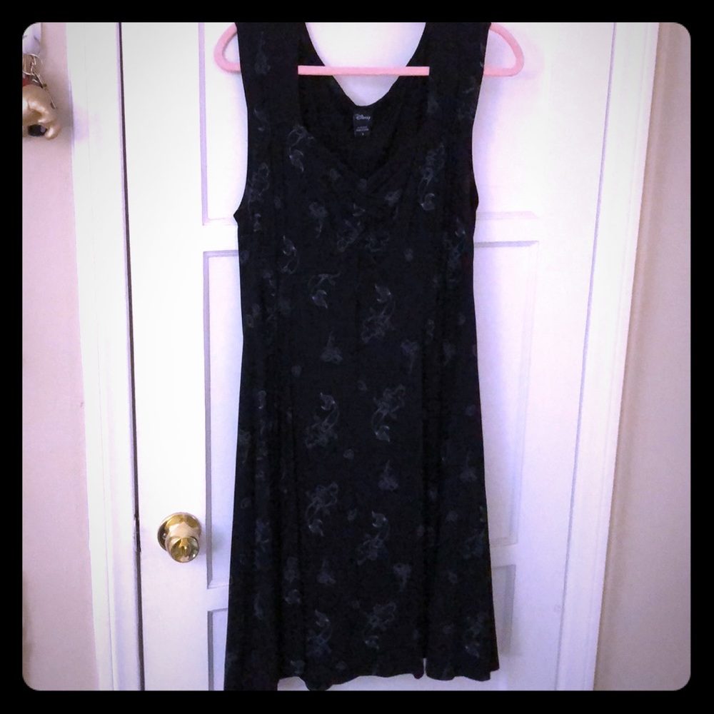 Disney Ariel little mermaid black swing dress